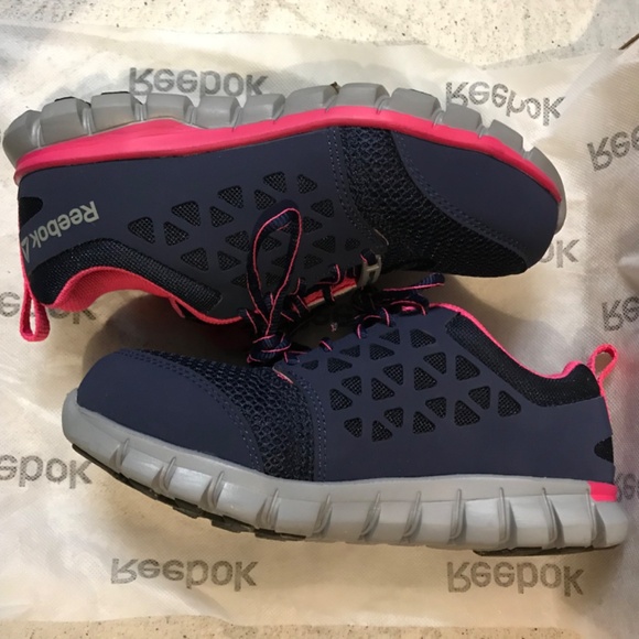 NEW Reebok Women's Size 6.5 Sublite Cushion Lightweight Work Safety Shoes - Picture 5 of 10